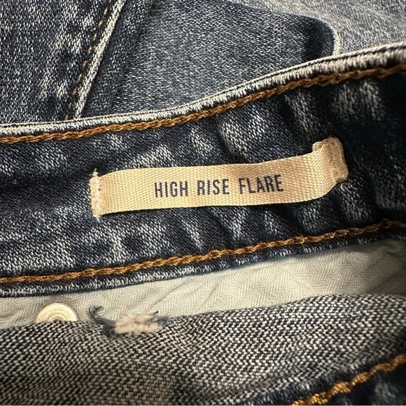 Wrangler Retro High Rise Flare Blue Jeans, Size 27 - Picture 7 of 12